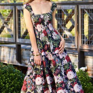 Moody Floral Lily Dress